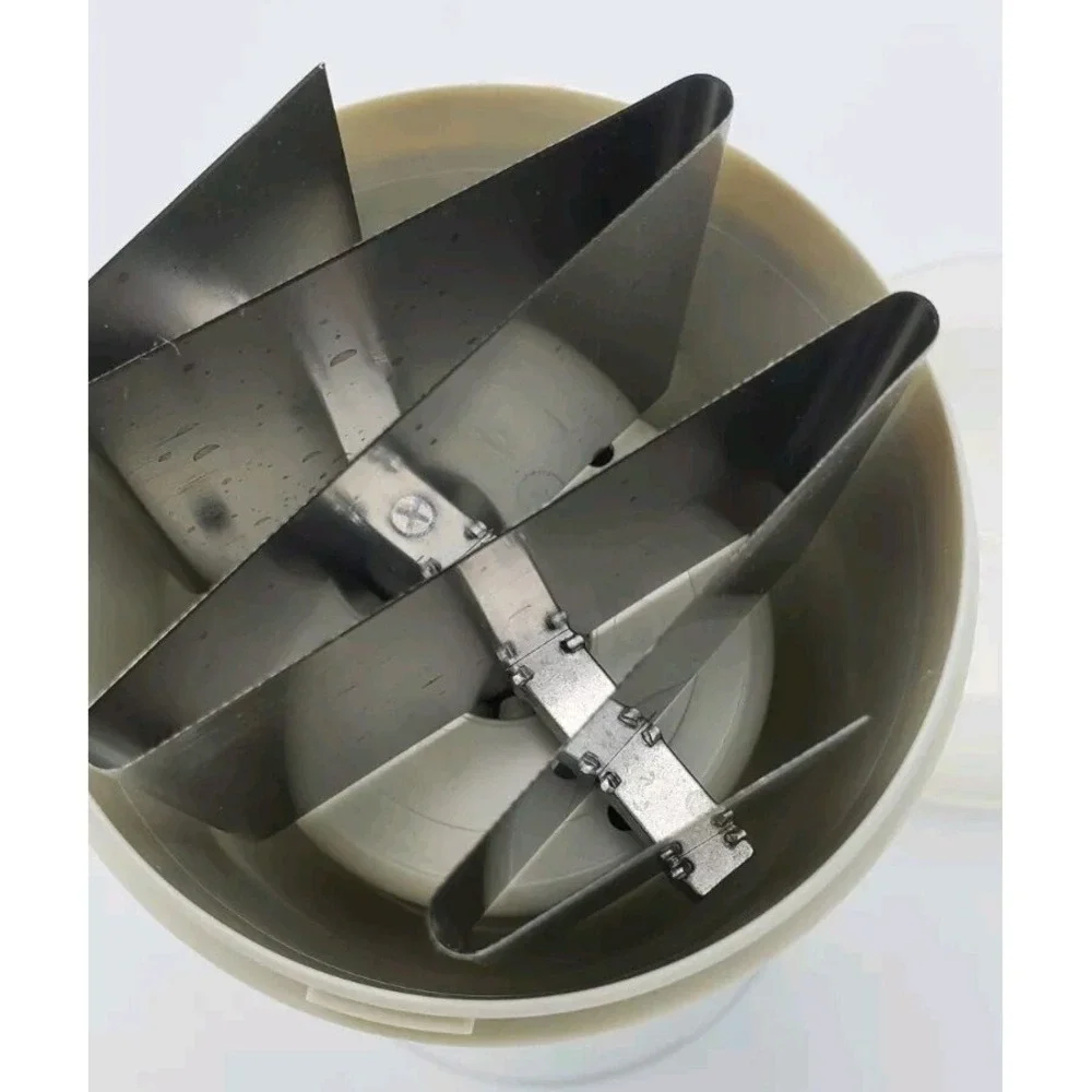 Zyliss Rotating Stainless Steel Blades Food Chopper Swiss Made Blade Guard & Cup